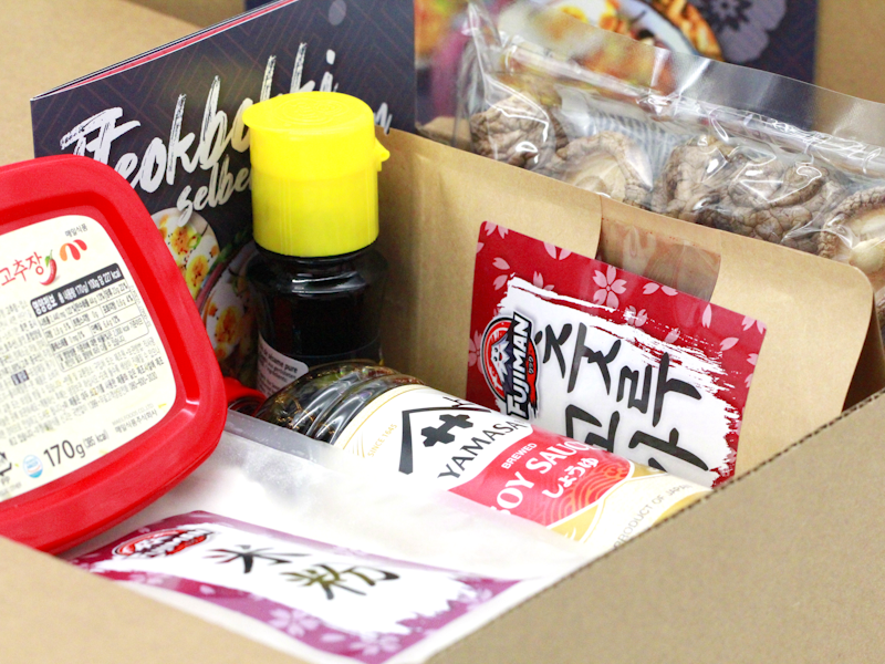 Tteokbokki Zutaten in Box