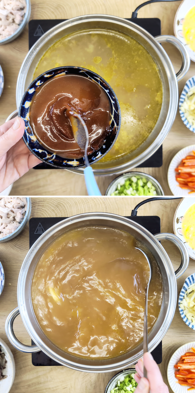 Zuppa di Pechino - Passaggio 10: insaporire il brodo