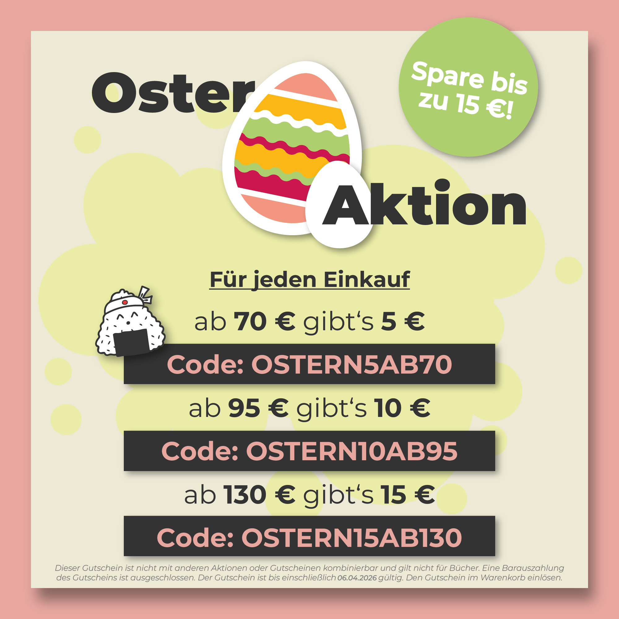 Pop-up Osteraktion 2026